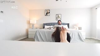 My stepfather fucks me, is this real life? Close-up shots of passion