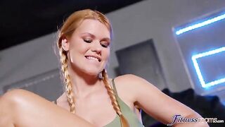 Red-haired beauties are fucking during the sports event