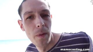 The man came to observe and control the bold blondie