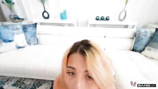 A sexy girl takes a hard cock in her pussy