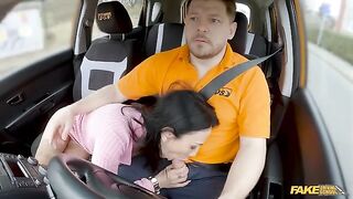 A girl is trying to seduce me while I’m driving the car