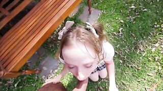 We went to the anal stopper, it was a wild outdoor experience