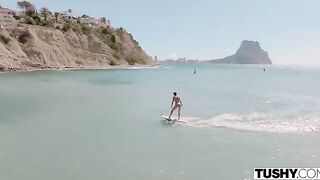 Sex on vacation with a nice view of the pool and more