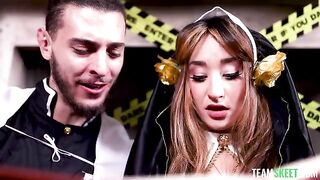 A hot cosplayer was fucked on All Saints' Day