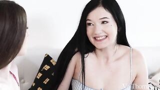 Delicate babies have gentle anal sex with a careful and passionate partner