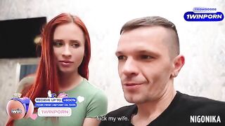 Two Russian sluts fucked hard by a guy in an intense homemade scene