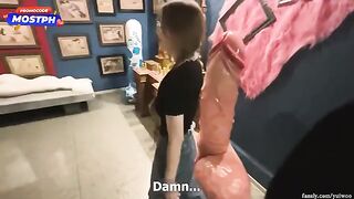 I seduced a modest girl who loves huge cocks very much