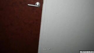 She called us to the toilet again, she wanted more