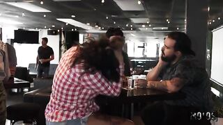 Not in public places, but at the party it was different