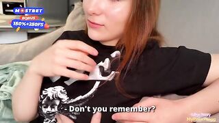 My neighbor helps me with his strong dick when my boyfriend is not around