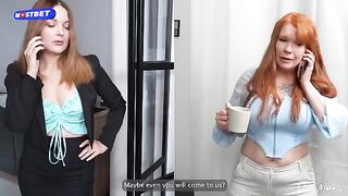 Hot threesome sex with my stepmom and teacher, featuring Marsh Swallow’s daring role-play flair