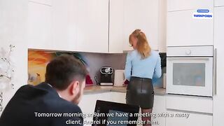 My desired whore - Hot secretary gets fucked by her boss on a business trip