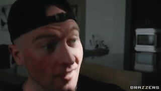 Cock's busy, but I'll fuck your mouth with my hand in an FFM scene