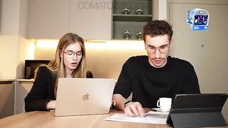 A secretary's job is not only to take notes but also to fuck