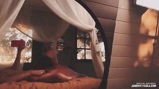 The reflection in the mirror says he's good, and that's the truth