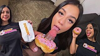 The sweetest dessert after a romantic dinner, a cock to suck