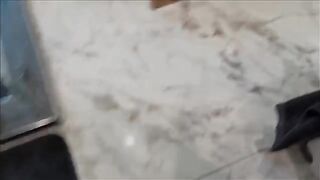 A new format for summer time, a girl in clothes masturbating on the couch