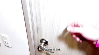 Babysitter caught jerking off, asked if they should do it there