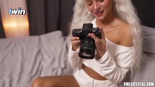 A woman feels a real cock in her hand for the first time
