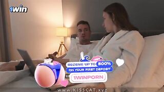 A girl found a guy stressful, so she decided to fuck him