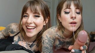 The girl has a sexy throat thing that her boyfriend loves to play with