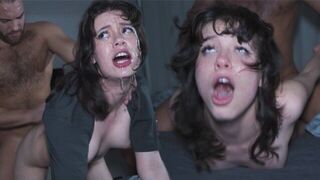 Rough sex teaches a girl to cum