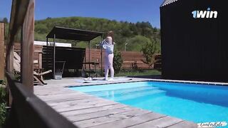A girl improved her skills in various daily activities after practicing yoga