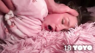 The girl got fucked in her tight pussy