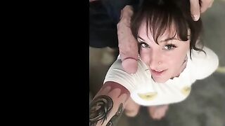 The best selfie ever with a stunning girl from the gallery