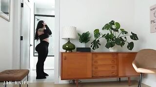 The girl with a big ass is asking to be fucked hard