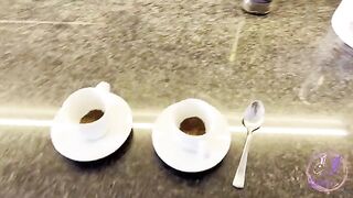 A young beauty shows what she can do in the kitchen