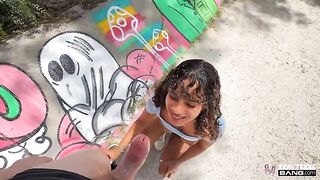 The white guy with a big cock surprised the mulatto woman