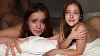 A red-haired beauty is brought to tears of joy during intense action