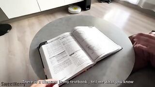 A lesson on anatomy through intimate practice with a cute tutor
