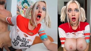 A moment of passion with the unpredictable Harley Quinn