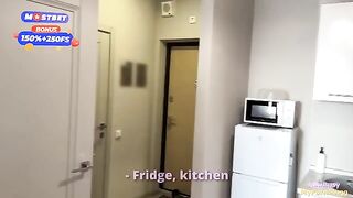 A girl isn’t shy about showing her body to persuade the realtor
