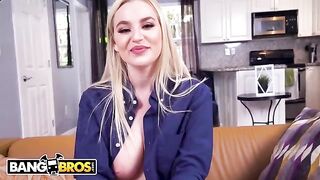 Curvy blonde PAWG Blake Blossom shakes big tits sliding on cock in HD