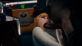 FNAF Security Breach Vanessa got fucked in an office at Freddy Fazbear Mega Pizzaplex