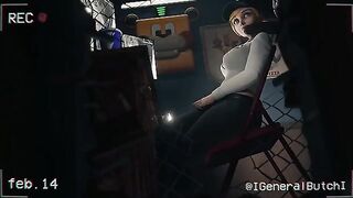 FNAF Security Breach Vanessa got fucked in an office at Freddy Fazbear Mega Pizzaplex