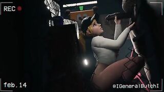 FNAF Security Breach Vanessa got fucked in an office at Freddy Fazbear Mega Pizzaplex