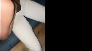 Hot amateur wife gets fucked by BBC after the party, while her husband watches