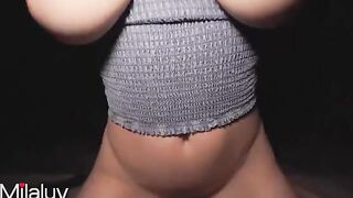 Sex in the night on the neighborhood - Milaluv 4K 60fps