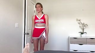 Special support for cheerleader friends, stepbrother helps out well