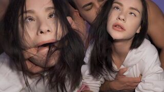 The biggest orgasm she has ever experienced, an extreme squirt
