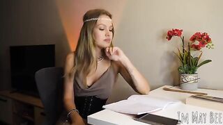 A girl with big tits wants to be free and run naked in the woods