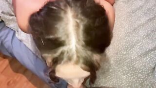 The guy prepared his dick for a long sex session with a stunning neighbor