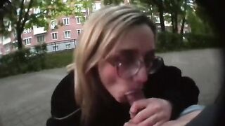 A blowjob on the street can lead to anything, even in HD