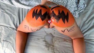 The girl was fucked in a rough style in a pumpkin, reminiscent of the intense POV scenes often seen in homemade videos where rough play and hardcore action are common themes, much like the raw energy captured in titles such as "POV Rough Fuck Pumpkin CREA