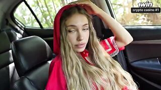 A little red-haired girl became horny and fucked with a stranger