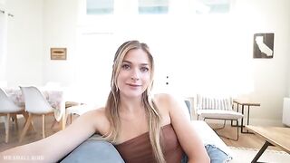 A hot blonde babe shares how she started getting into the adult industry